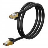 Cablu De Rețea RJ45 De Mare Viteză Baseus Speed ​​Seven 10 Gbps 1 M Negru (WKJS010101)