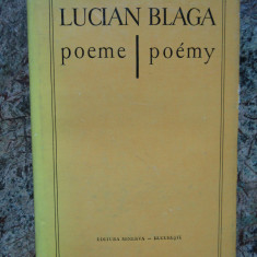 Poeme/Poemy – Lucian Blaga (editie bilingva romano-slovaca)