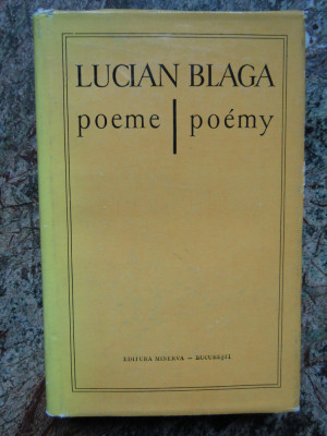 Poeme/Poemy &amp;ndash; Lucian Blaga (editie bilingva romano-slovaca) foto