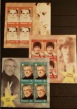 ROM&Acirc;NIA STELE ALE SCENEI SI ECRANULUI 6 MINI COLI MNH