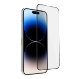 Cumpara ieftin Folie Sticla Tempered Glass Apple iPhone 15 Pro 6.1 4D/5D Full Glue Fullcover Negru