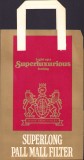 PG41 Pungă din h&acirc;rtie cu reclamă la țigări &bdquo;Pall Mall&rdquo;