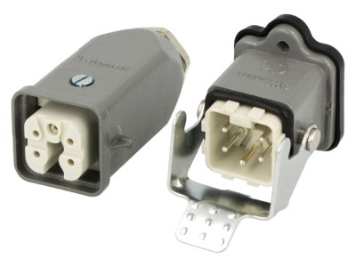 Conector HDC 5 pini 10A drept foto