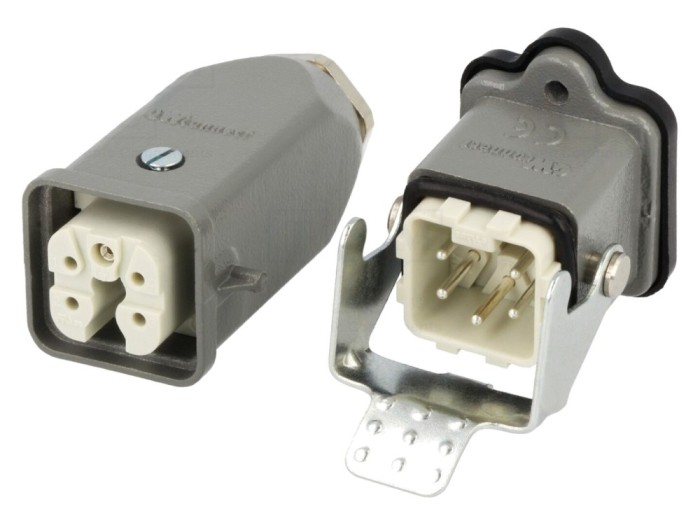 Conector HDC 5 pini 10A drept