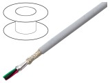 Cablu EcoCable Mini 4x20AWG Gri &Icirc;nchis 30,5m