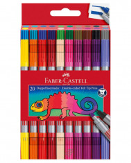 Set 18 carioci Faber-Castell 151119 cu varf dublu - RESIGILAT foto