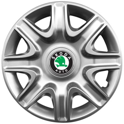 Set 4 Capace Roti 15 inchi (r15) Model 332, Compatibile Cu Skoda foto
