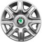 Set 4 Capace Roti 15 inchi (r15) Model 332, Compatibile Cu Skoda