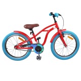 vidaXL Bicicletă pentru Copii 18 Inci pentru 5-7 ani Roșu 42009322