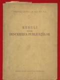"Reguli pentru descrierea publicatiilor" - 1958