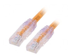 Patch cord U/UTP Cat6a 10Gig 5m Portocaliu