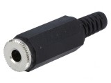 Mufă Audio Jack 3,5mm Mono Mamă pentru Lipire