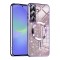 Husa premium Samsung Galaxy A36 5G Techsuit Luxury Glitter MagSafe, mov deschis