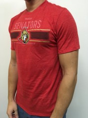 Ottawa Senators tricou de bărbați Stripe Overlay red - S