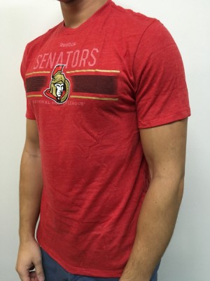 Ottawa Senators tricou de bărbați Stripe Overlay red - S foto