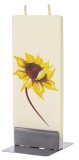 Lumanare plata pictata florarea soarelui Flatyz