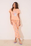 women&#039;secret pijama culoarea portocaliu, 3132104