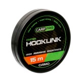 Fir textil cu camasa Carp Pro Soft Coated Hooklink Camo 15m / 15lb