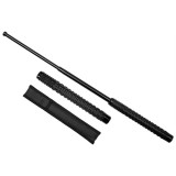 Cumpara ieftin Baston telescopic pliabil, DEPOX&reg;, 52 cm, maner antiderapant, husa inclusa, negru