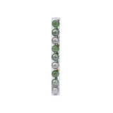 Cumpara ieftin Set 9 globuri - Glass Baubles Deco Green | Kaemingk