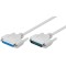 Cablu prelungitor D-SUB/IEEE 1284 25 pini tata/mama 1.8m gri serial