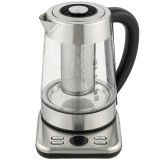 HOMCOM Fierbător electric, 1,7 L, fierbere rapidă 2200 W cu UK Strix Thermostat, sită de ceai, funcție de menținere la cald | Aosom Romania