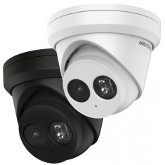 Camera supraveghere Hikvision IP turret DS-2CD2363G2-IU(2.8mm)B 6MP, AcuSens - filtrarea alarmelor false dupa copul uman si masini, microfon audio inc foto