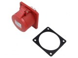 Conector alimentare AC soclu mamă 16A IEC 60309 IP44 5 pini