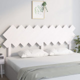 VidaXL Tăblie de pat, alb, 178x3x80,5 cm, lemn masiv de pin