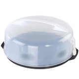 Cumpara ieftin Platou Tort Xavax Negru, Plastic, Rotund, 35cm, cu Capac - Cutie Prajituri Congelator