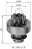 Pinion Electromotor Magneti Marelli 940113020130 Echivalent 138325G 1006200096 F010AL1012 3134479J00000