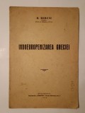 D. Berciu (dedicație) - Indoeuropenizarea Greciei (1940)