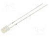 Dioda LED, 3mm, alb cald, 500...750mcd, 10...15mA, 12V, OPTOSUPPLY - OSM5DK3FE1B-12V