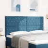 VidaXL Tăblie din Catifea Argyle Manual Albastru &icirc;nchis 180 cm Catifea 3337774