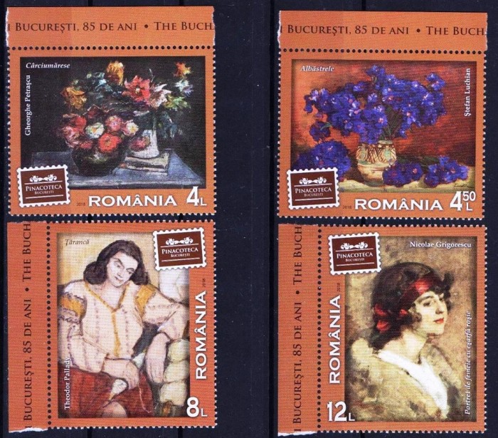 Arta, pictura - Pinacoteca Municipiului București, 85 de ani, 2018, LP 2191, MNH
