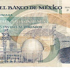 M1 - Bancnota foarte veche - Mexic - 10 pesos - 1992