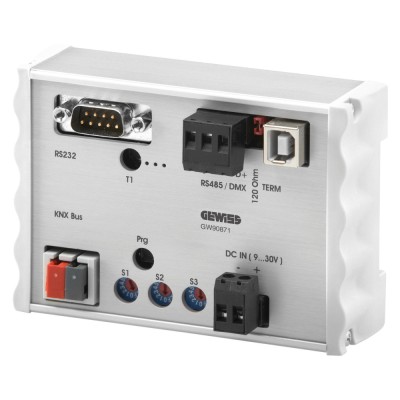 Interfata 512 canale Gewiss KNX DMX IP20 GW90871 foto