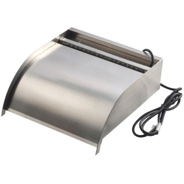 Ubbink Lamă cascadă tip Nevada, oțel inoxidabil, 30 cm, iluminare LED