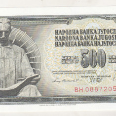 bnk bn Iugoslavia 500 dinari 1981 unc