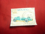 Timbru Monaco 1967 Automobil ,val. 0,7fr stampilat