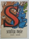 SCUFITA ROSIE de FRATII GRIMM , repovestire de AL. MITRU , ilustrata de MIHAI GHEORGHE , COLECTIA ' A.B.C. - UL POVESTILOR ' , ANII '70