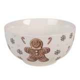 Cumpara ieftin Bol Craciun Turta Dulce portelan multicolor &Oslash; 14x7 cm / 500 ml