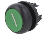 Comutator Acționat Prin Apăsare 22mm Verde
