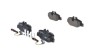 Set placute frana BOSCH 0986494082 spate Mercedes-Benz Vito / Mixto Caroserie (W639) Vito Bus (W639) Viano (W639), Rapid