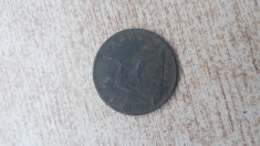 Anglia - one penny 1893. foto