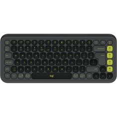 Tastatura Logitech Pop Icon, Wireless, Bluetooth, Graphite/Green