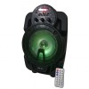 Boxa Portabila Lige 6.5inch, Bluetooth, Radio FM, USB, TF Card, AUX, LED DJ, Telecomanda, 15W