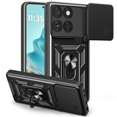 Husa Motorola Edge 60 Fusion protectie camera Asteroid GSM CamShield Series, negru