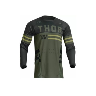 Bluza copii Motocross/Enduro Thor Pulse Combat Army foto