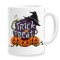 Cana alba personalizata &quot;Trick or treat &quot;, INOVATIX&reg;. 330ml